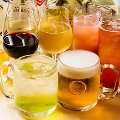 飲み放題は豊富なラインナップ！