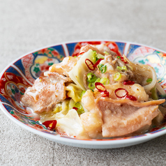 牛ホルモン焼き