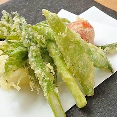 旬香(旬野菜)の天麩羅