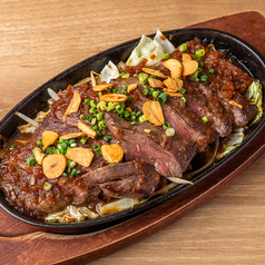 鉄板ハラミステーキ（大）