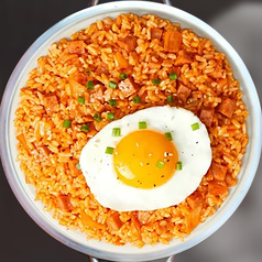 キムチポックンパ(キムチ炒飯)
