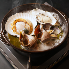 北海道産貝のバンバン蒸し