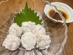 鱧の湯引き