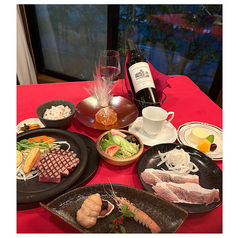 熱々の鉄板でステーキ お誕生日ケーキはいかが♪