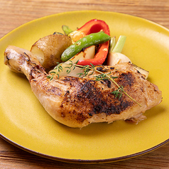 6 時間低温調理のホロホロ柔らか骨付きチキン