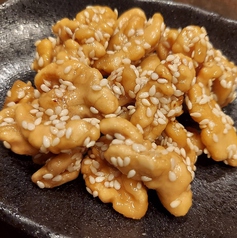 クルミの飴炊き