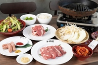 人気メニューを取り揃えたお得なジンギスカンコースも◎