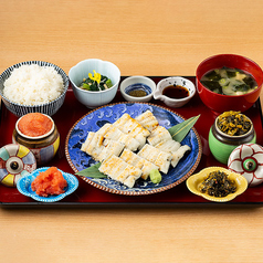 九州産　活うなぎの白焼き定食　1尾