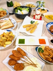 おつまみ系からお食事ものまでいろいろな料理が♪