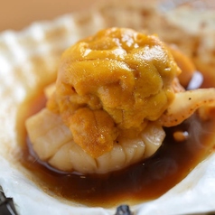 ホタテうに醤油焼き