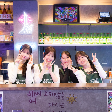 SNSで話題の店長に会える！本格韓国料理店！