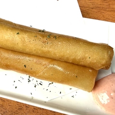 チーズ春巻き明太マヨ添え