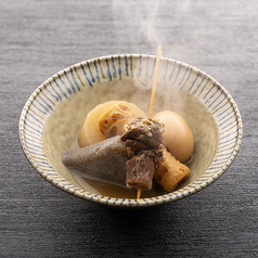 姫路名物！生姜醤油で食べるおでん盛り合わせ