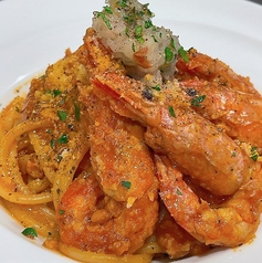 トマトクリームパスタ(甲殻類)