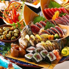 ≪県外の方のおもてなしにダントツ人気No.1≫鰹のタタキ入り[思い出花街道コース]5500円の写真