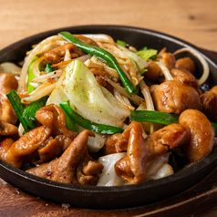 鉄板ホルモン焼き