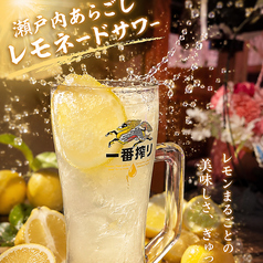 あらごしレモネードサワー