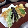 料理メニュー写真 貝柱と栗のかき揚げ