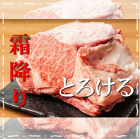 【霜降りの極上のお肉】