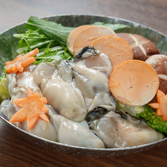 あん肝と牡蠣の痛風鍋