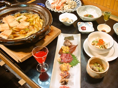 天然すっぽんのみ使用（くさみ無し）・焚きながら食す紛い物ではない関西の日本料理。
