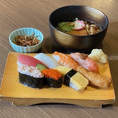 寿司うどんランチ