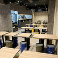 落ち着きのある店内でゆったり食べ放題＆飲み放題！