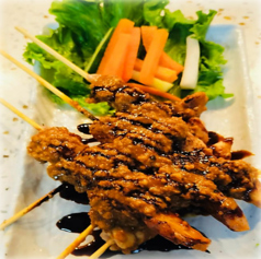 チキンのサテー(6本)