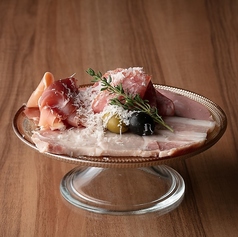 生ハム・サラミの盛り合わせ(ハモン/サラミ/三河豚低温)