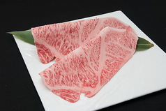 出汁で食べる　近江うしの極上ロース焼きしゃぶ