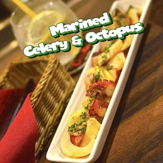 プリプリタコとセロリのマリネ