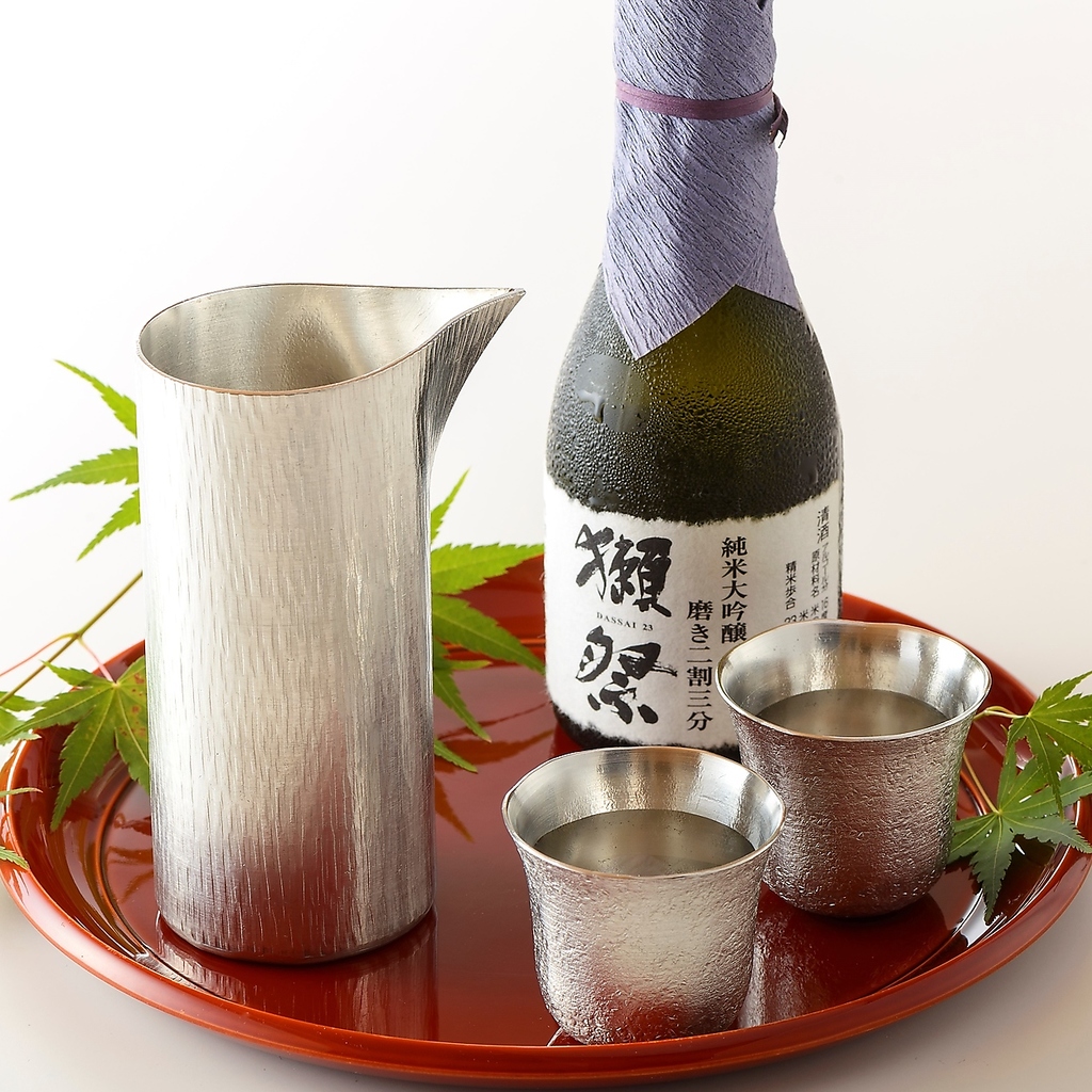 ●世界的に大人気！日本酒『獺祭』を御用致しております！