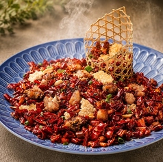 42.鶏肉の唐辛子炒め