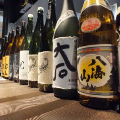 焼酎・日本酒はもちろん！ワインやチューハイもありの写真