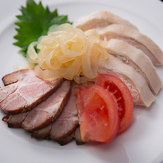 三種類の前菜盛り合わせ