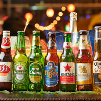 海外ビールは60種以上あり!!宴会コースも2000円～!!