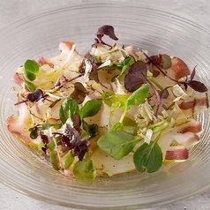 [魚介のタパス]北海道タコのカルパッチョ仕立て