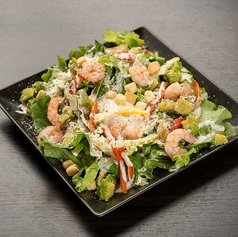 海老とアボカドのシーザーサラダ