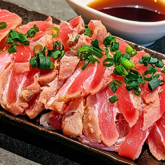 バチ鮪のたたきねぎポン酢