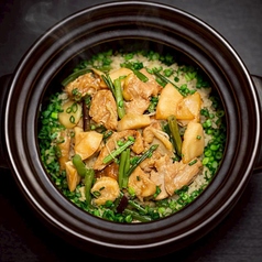 牡蠣の土鍋ご飯