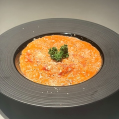 パルメザンチーズのトマトクリームリゾット