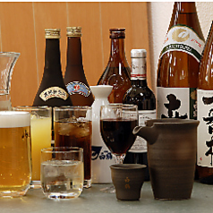 たっぷり飲めるアルコール飲み放題(ソフトドリンク含む)