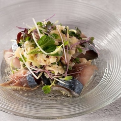 [魚介のタパス]ハスカップメ鯖の和風マリネ