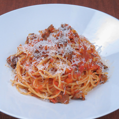 牛すじのラグーソースパスタ