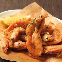 甘海老のスパイシー唐揚げ