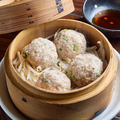 料理メニュー写真&nbsp;軟骨入りつくね団子のせいろ蒸し
