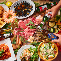 当店自慢の料理とビールで楽しむ宴会♪