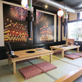 ご宴会やご友人、ご家族でのおくつろぎにも♪お座敷で足を延ばしてゆったりとお楽しみください◎