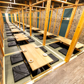 【41名様～56名様】大宴会場は可動式のテーブルなのでベストの席作りが可能！会社のご宴会、接待、打ち上げに最適♪※写真は系列店です。