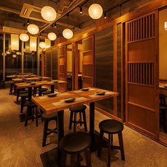 野菜巻き串×焼き鳥と牛たん 居酒屋しんたん 仙台駅前店の雰囲気3